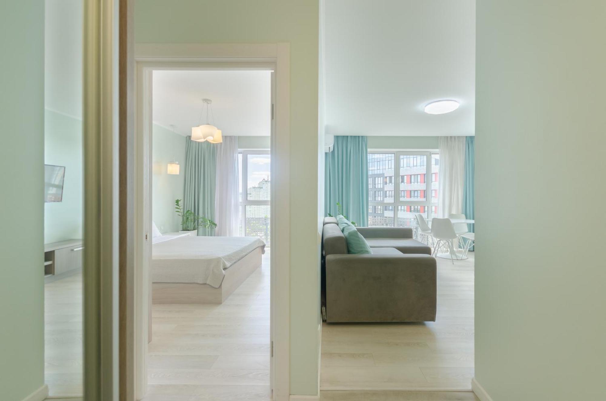21-212 Petrovdom In Mint Apartments At Rc Kvartet Near Central Railway Station Kiev Exterior foto